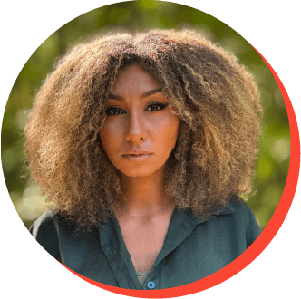 portrait de la présentatrice Gaëlle